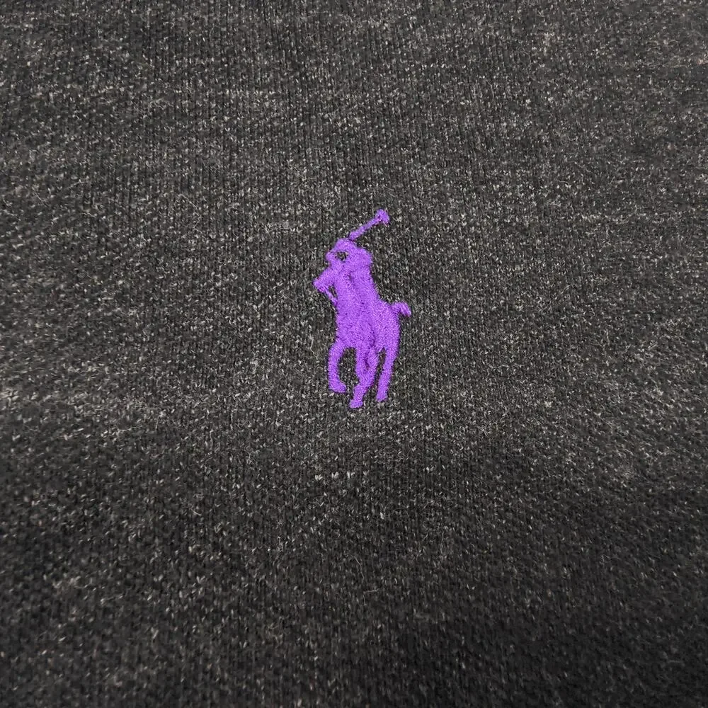 Polo Ralph Lauren Short Sleeve Collared Polo Shirt Mens Size 3XB Black Purple